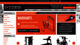 What Fitnesssuperstore.com website looked like in 2021 (2 years ago)