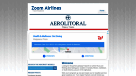 What Flyzoom.com website looked like in 2021 (2 years ago)