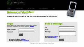 What Fakemytext.com website looked like in 2011 (13 years ago)