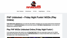 What Fnfunblocked.games website looked like in 2021 (2 years ago)