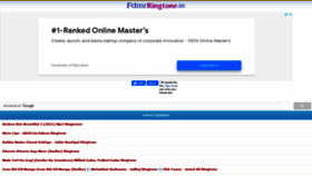 What Fdmrringtone.in website looked like in 2021 (2 years ago)