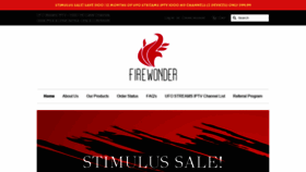What Firewonder.com website looked like in 2021 (2 years ago)