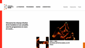 What Fondationdentreprisehermes.org website looked like in 2021 (2 years ago)