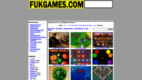 What Fukgames.com website looked like in 2021 (2 years ago)