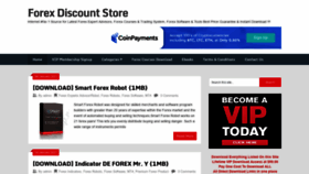 What Forex-discount-store.com website looked like in 2021 (2 years ago)