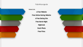 What Fabriklounge.de website looked like in 2021 (2 years ago)