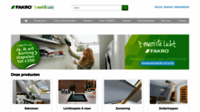 What Fakro.nl website looked like in 2021 (3 years ago)