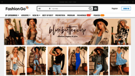 What Fashiongo.com website looked like in 2021 (2 years ago)