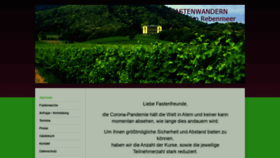 What Fastenwandern-pfalz.de website looked like in 2021 (3 years ago)