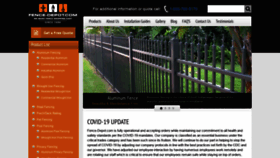 What Fence-depot.com website looked like in 2021 (2 years ago)