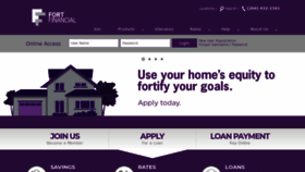 What Fortfinancialcu.com website looked like in 2021 (2 years ago)