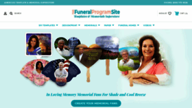 What Funeralprogram-site.com website looked like in 2021 (2 years ago)