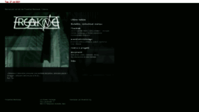 What Freaknet.org website looked like in 2021 (3 years ago)