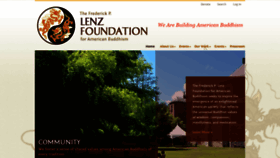 What Fredericklenzfoundation.org website looked like in 2021 (4 years ago)