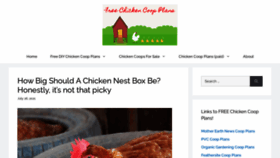 What Freechickencoopplans.com website looked like in 2021 (2 years ago)