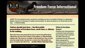 What Freedomforceinternational.org website looked like in 2021 (2 years ago)