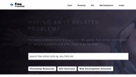 What Freeitsolutions.com website looked like in 2021 (2 years ago)