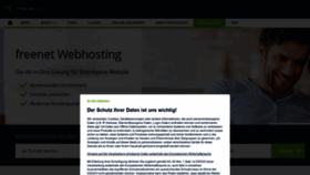 What Freenet-homepage.de website looked like in 2021 (2 years ago)