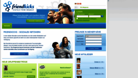 What Friendkicks.de website looked like in 2021 (2 years ago)