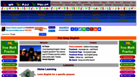 What Funeasyenglish.com website looked like in 2021 (2 years ago)