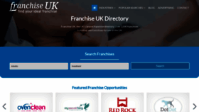 What Franchise-uk.co.uk website looked like in 2021 (2 years ago)