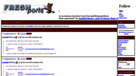 What Freshports.org website looked like in 2021 (5 years ago)