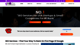 What Firstrankseoservices.com website looked like in 2021 (2 years ago)