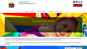 What Funbouncesrental.com website looked like in 2021 (2 years ago)