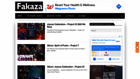 What Fakazagospel.com website looked like in 2021 (2 years ago)
