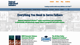 What Fatherhood.org website looked like in 2021 (2 years ago)