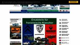 What Franzose.de website looked like in 2021 (2 years ago)
