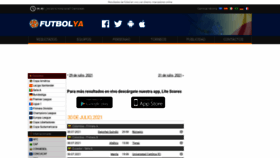 What Futbolya.com website looked like in 2021 (2 years ago)