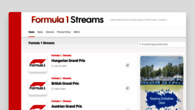 What Formula1streams.com website looked like in 2021 (2 years ago)