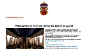 What Frimurarorden.fi website looked like in 2021 (2 years ago)