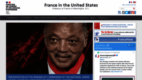 What Franceintheus.org website looked like in 2021 (2 years ago)