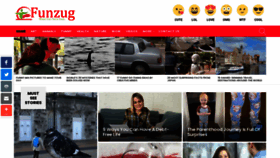 What Funzug.com website looked like in 2021 (2 years ago)