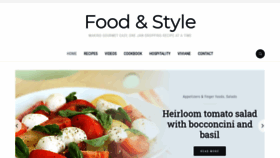 What Foodandstyle.com website looked like in 2021 (2 years ago)