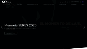 What Fundacionseres.org website looked like in 2021 (2 years ago)