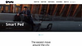 What Flykly.com website looked like in 2021 (4 years ago)