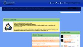 What Forumfr.com website looked like in 2021 (2 years ago)