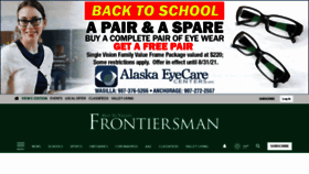 What Frontiersman.com website looked like in 2021 (2 years ago)