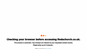 What Findachurch.co.uk website looked like in 2021 (3 years ago)