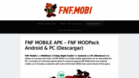 What Fnf.mobi website looked like in 2021 (2 years ago)