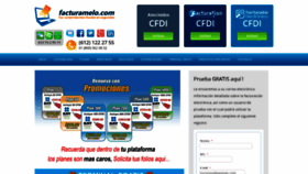 What Facturamelo.com website looked like in 2021 (2 years ago)