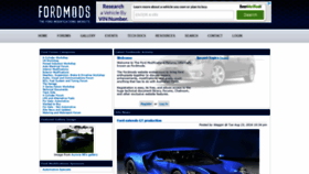 What Fordmods.com website looked like in 2021 (2 years ago)