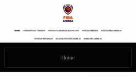 What Fibaamerica.com website looked like in 2021 (2 years ago)