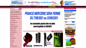 What France-mercerie.com website looked like in 2021 (2 years ago)