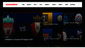 What Fullmatchesreplays.com website looked like in 2021 (2 years ago)