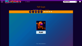 What Fall-guys.co website looked like in 2021 (3 years ago)
