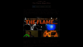 What Flam3.com website looked like in 2021 (2 years ago)